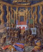 Jean Fouquet Pompey in the Temple of Jerusalem, by Jean Fouquet oil painting reproduction